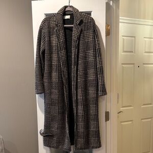 Z Supply Mason Houndstooth Longline Coat